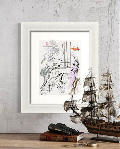 Koi Fish 1A - Framed Print