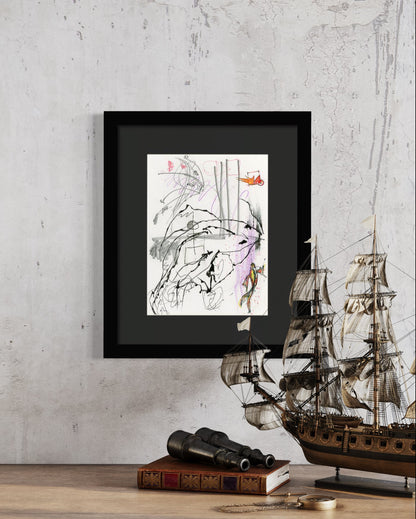 Koi Fish 1A - Framed Print