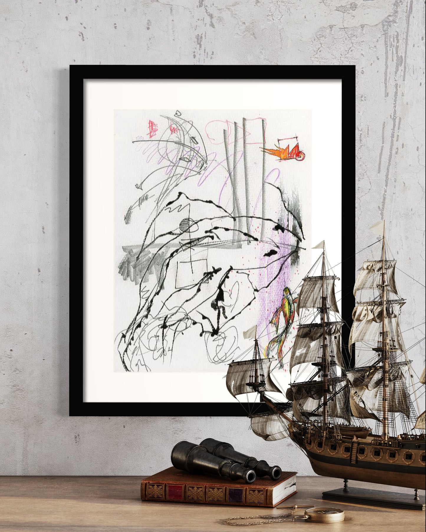 Koi Fish 1A - Framed Print