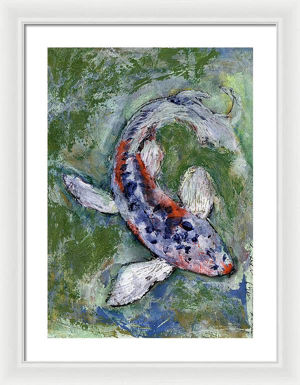 Koi Fish 3.0 - Framed Print