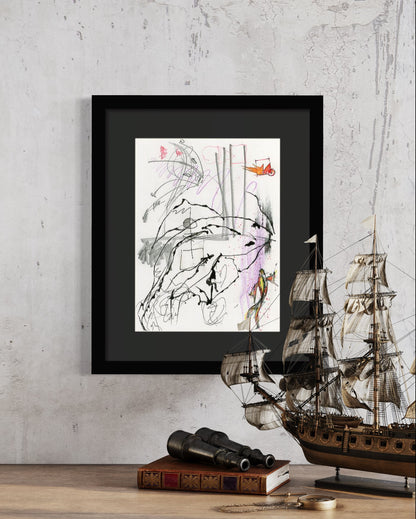 Koi Fish 1A - Framed Print