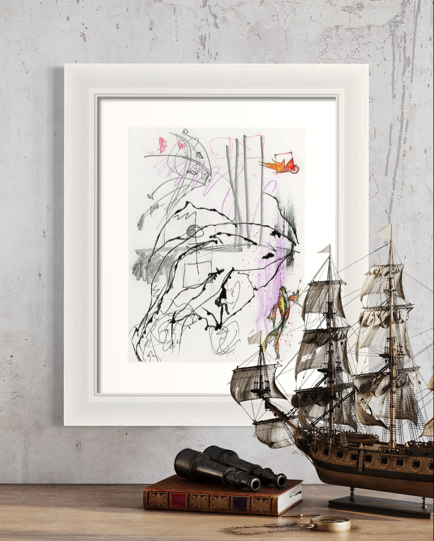 Koi Fish 1A - Framed Print