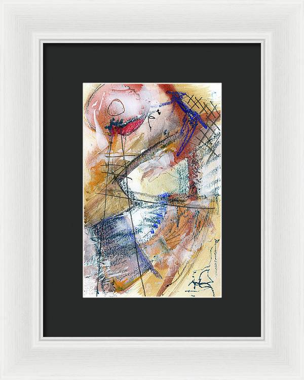 Red Life Buoy - Framed Print